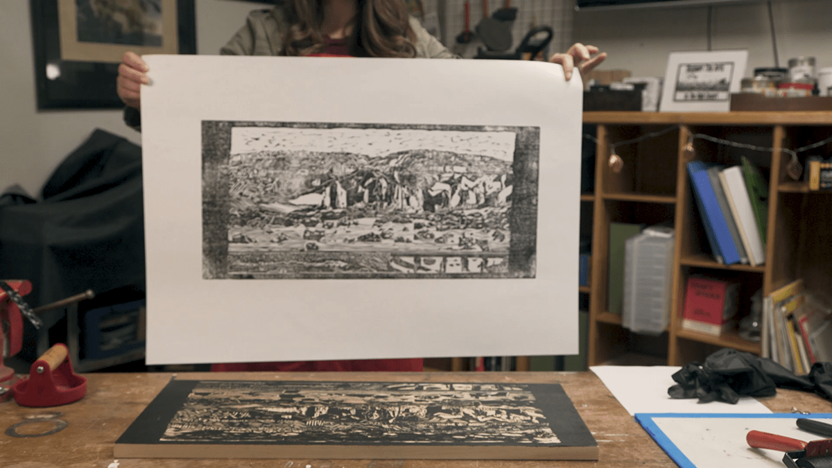 Mary is Contrary – Artist Mini Documentary – Printmaking